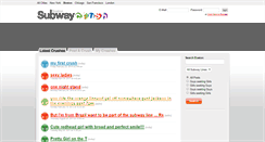 Desktop Screenshot of boston.subwaycrush.com